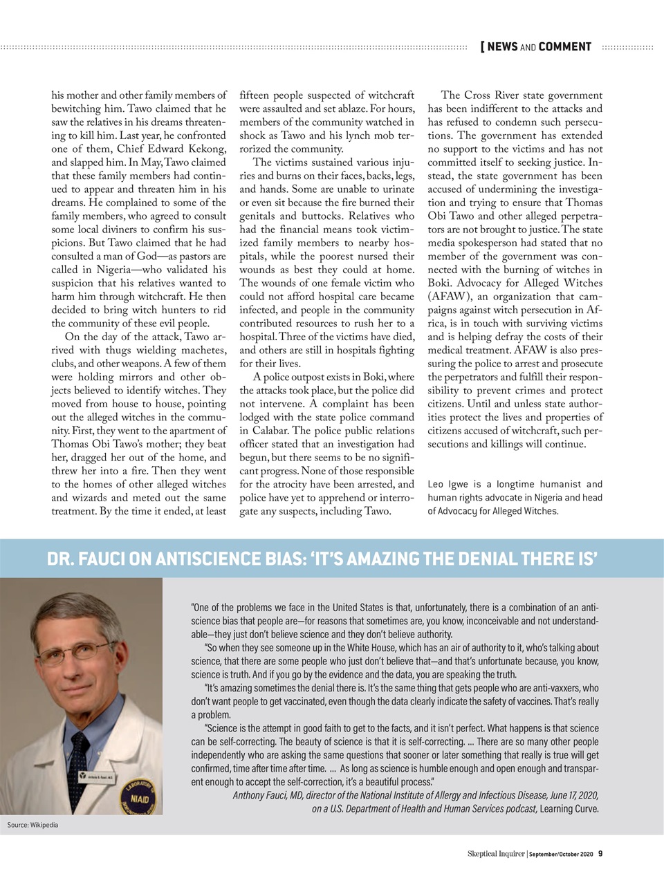 Skeptical Inquirer Preview Pages