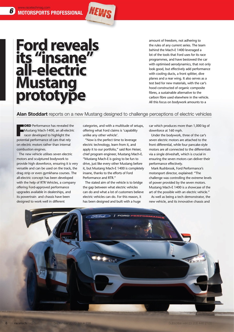 Race Tech Preview Pages