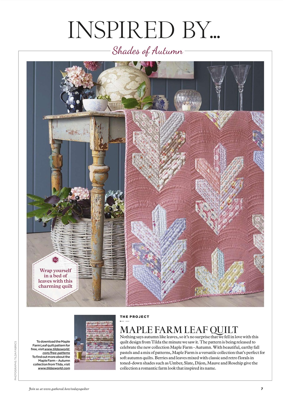 Today’s Quilter Preview Pages