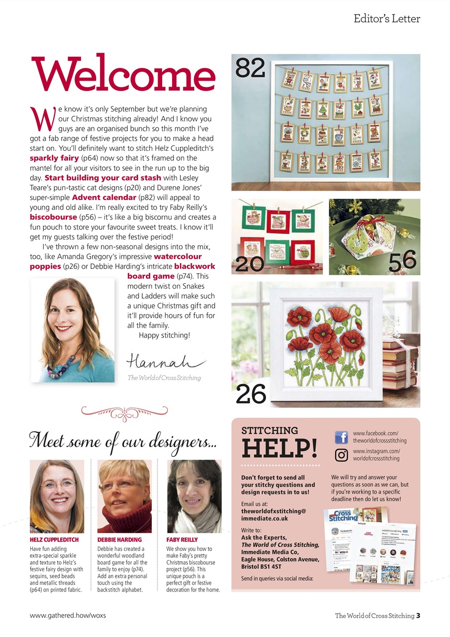 The World of Cross Stitching Preview Pages