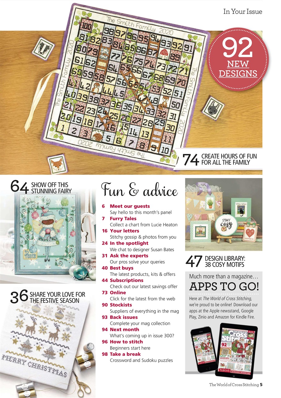 The World of Cross Stitching Preview Pages