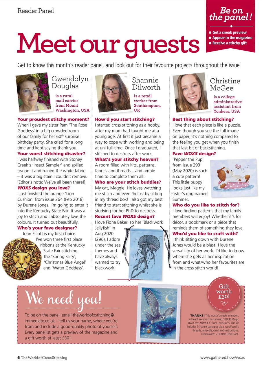 The World of Cross Stitching Preview Pages