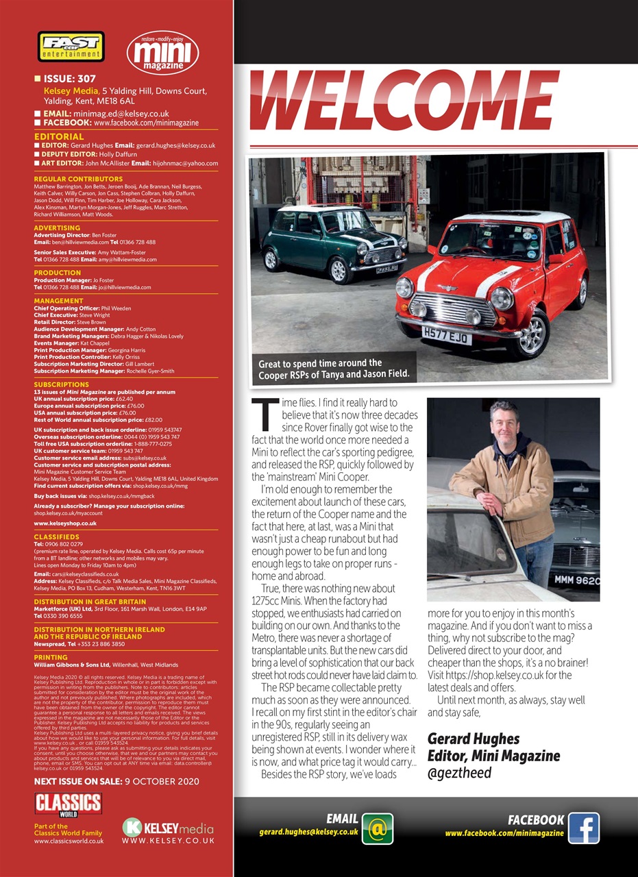 Mini Magazine Preview Pages