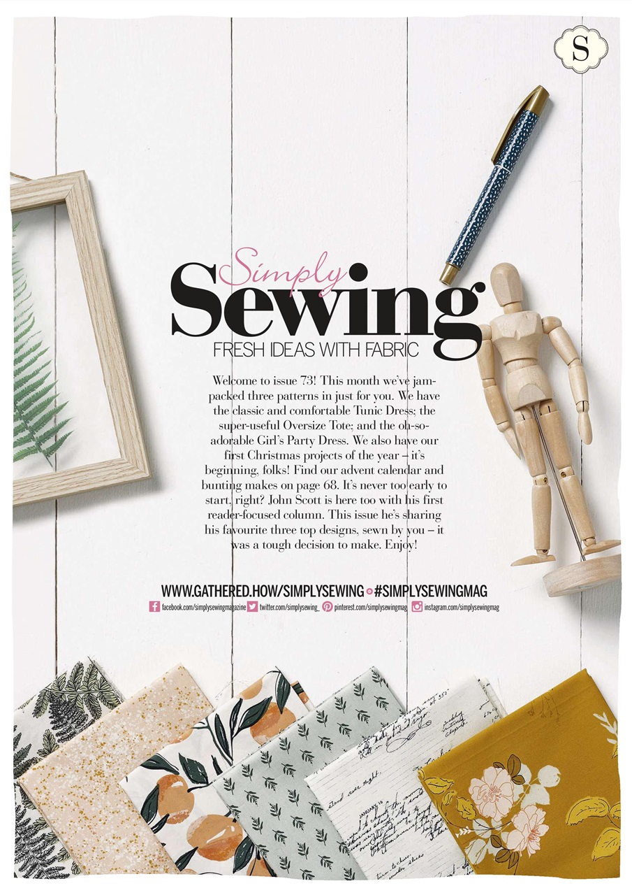 Simply Sewing Preview Pages