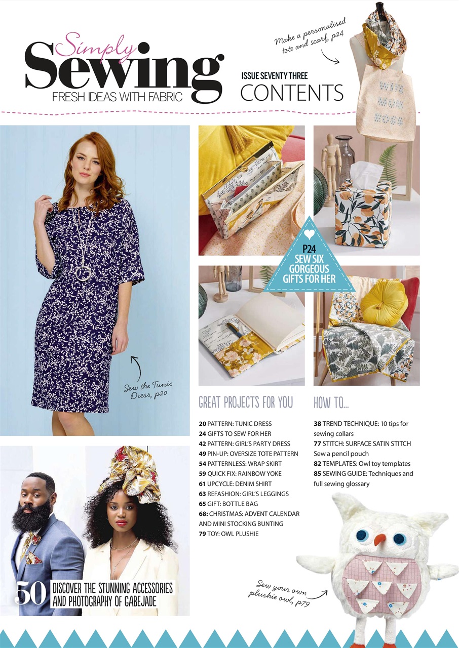 Simply Sewing Preview Pages