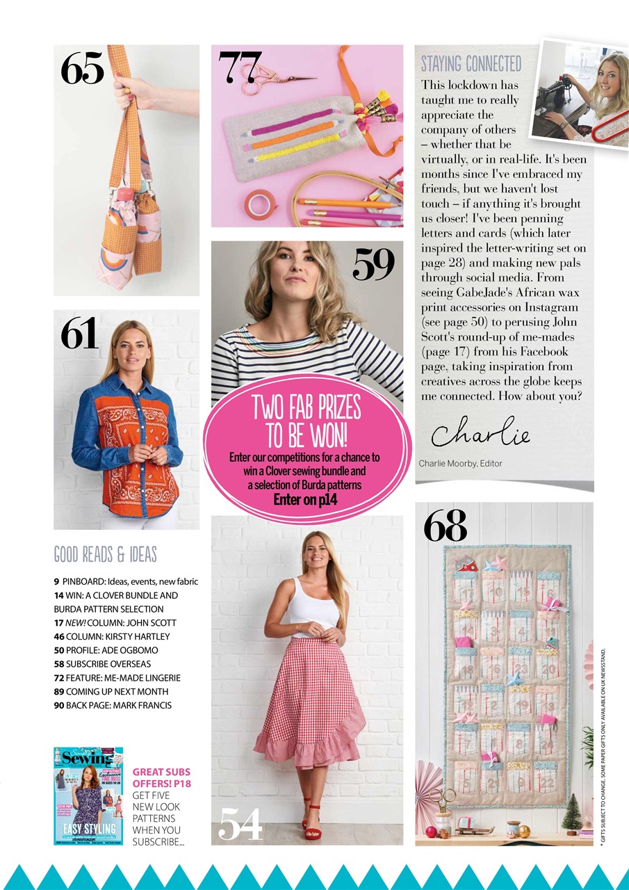 Simply Sewing Preview Pages