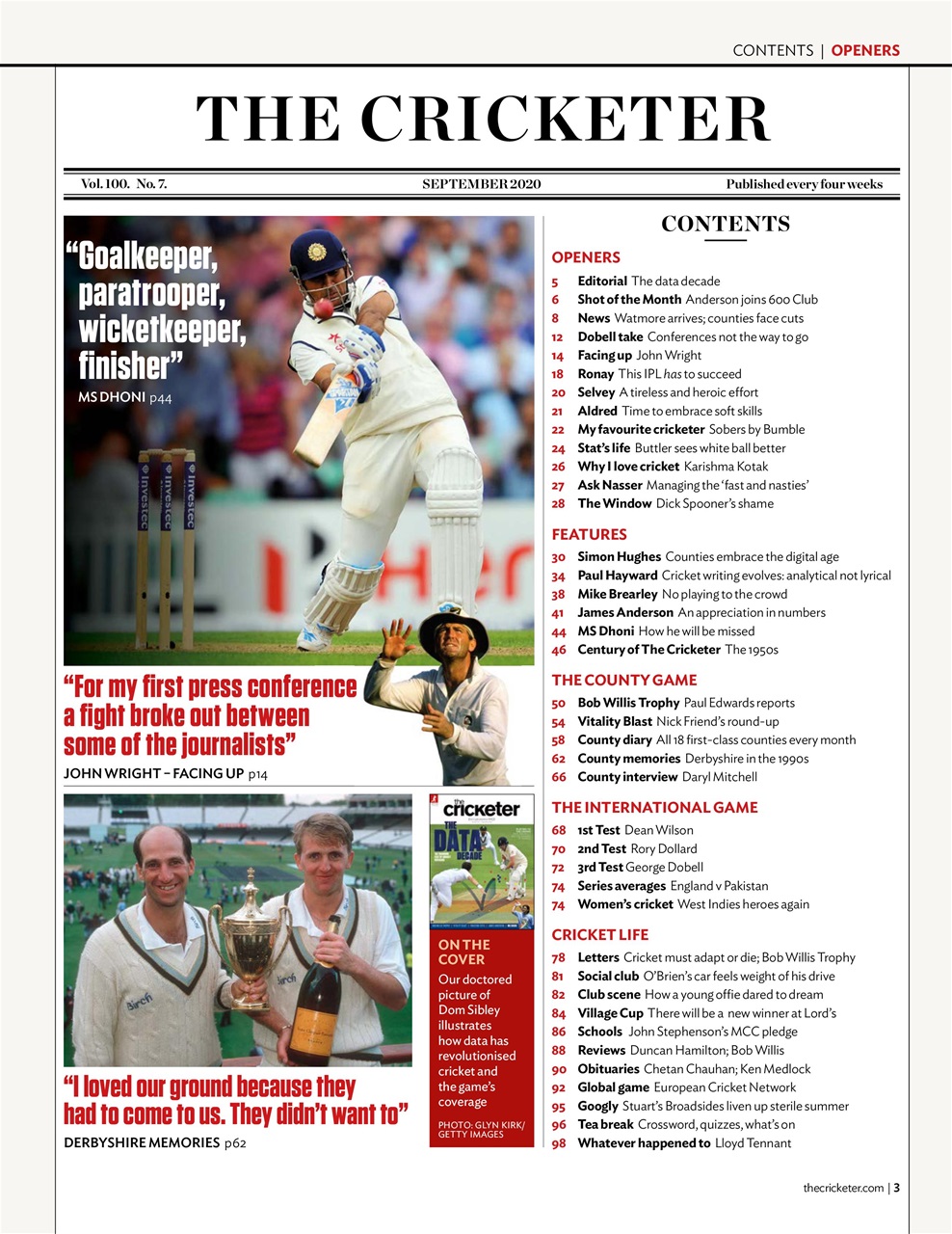 The Cricketer Magazine Preview Pages