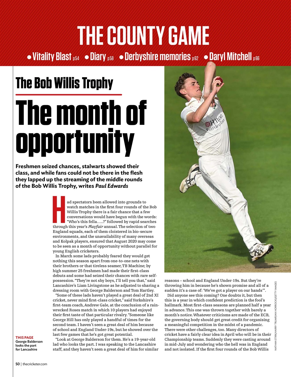 The Cricketer Magazine Preview Pages