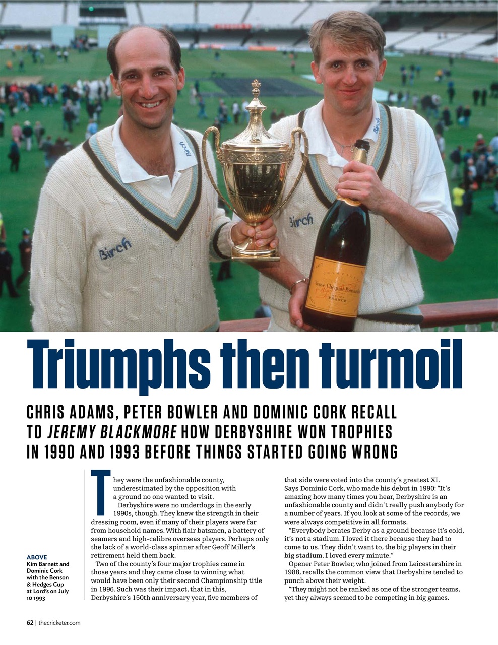 The Cricketer Magazine Preview Pages