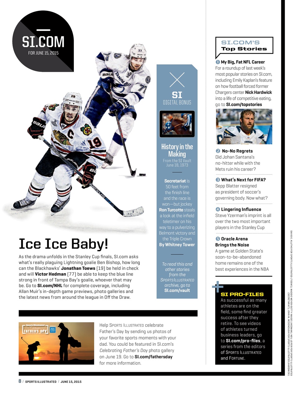 Sports Illustrated Preview Pages