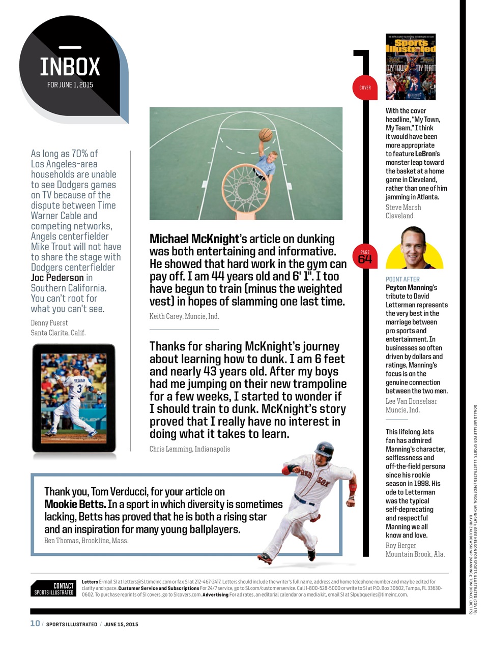 Sports Illustrated Preview Pages