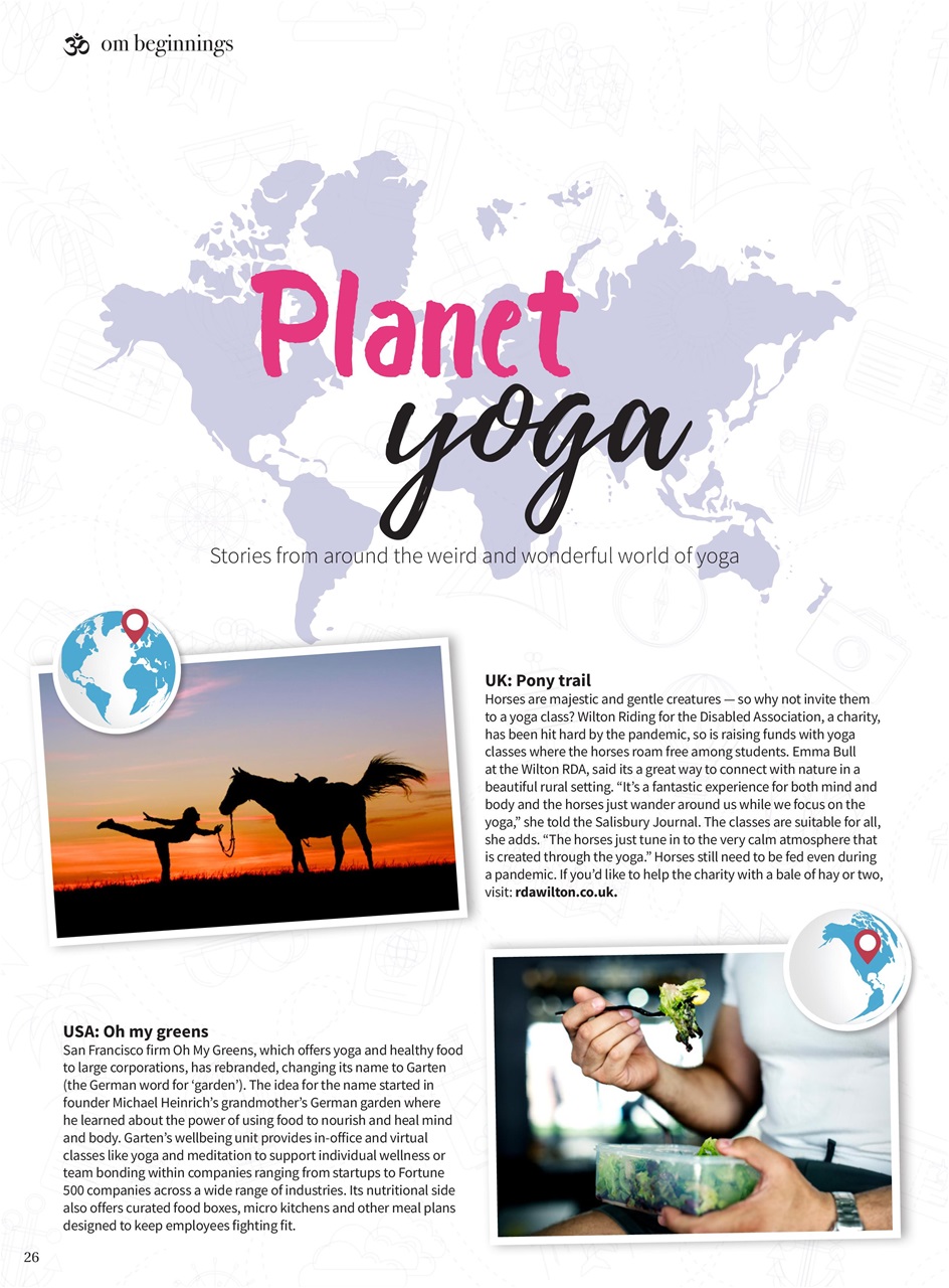 OM Yoga Magazine Preview Pages