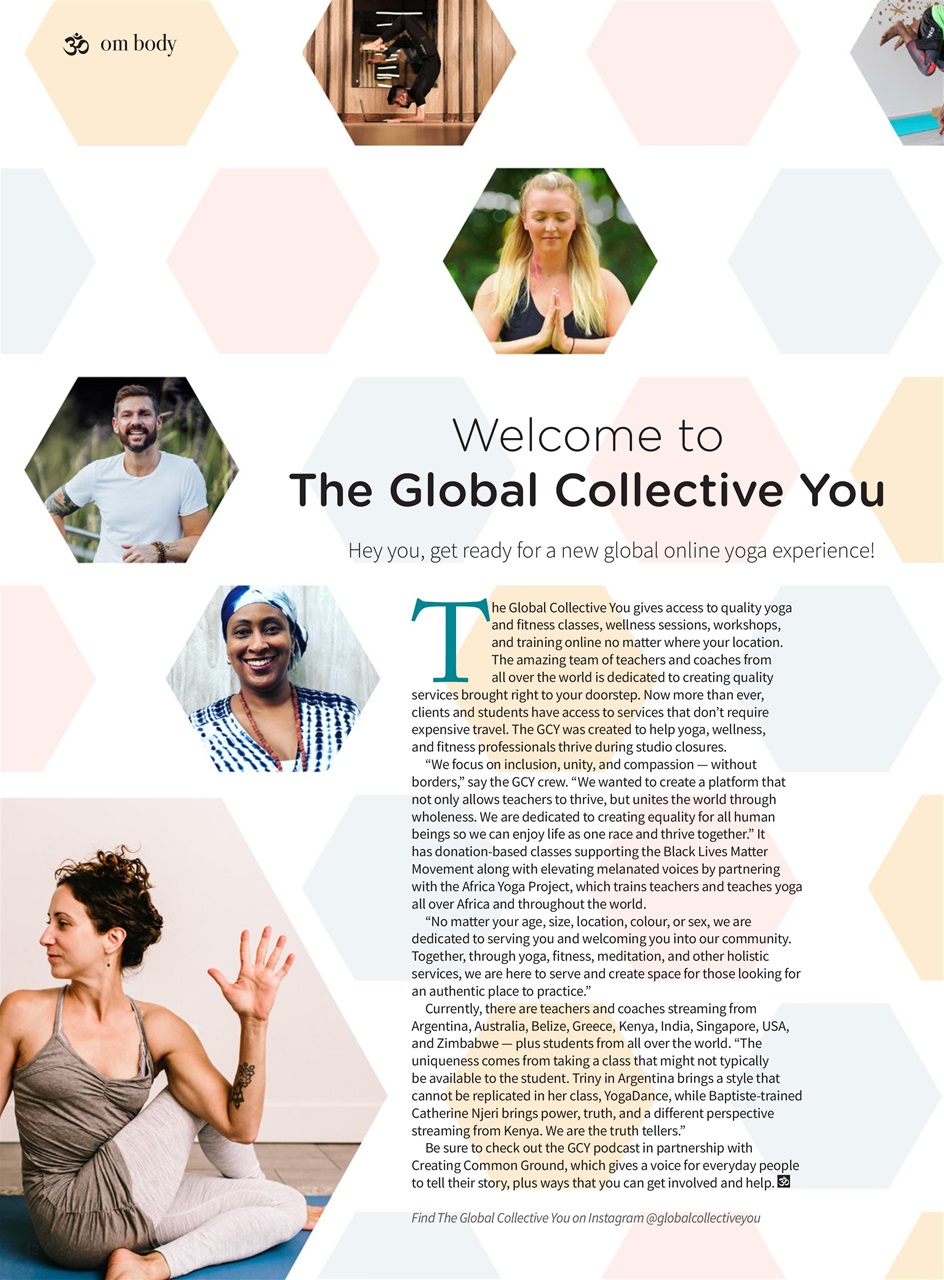 OM Yoga Magazine Preview Pages