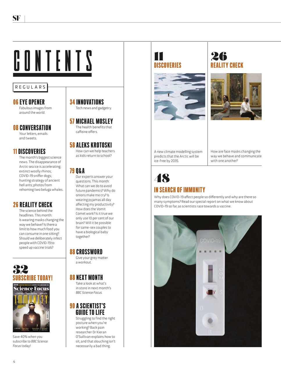 BBC Science Focus Magazine Preview Pages