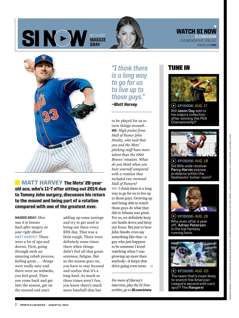 Sports Illustrated Preview Pages
