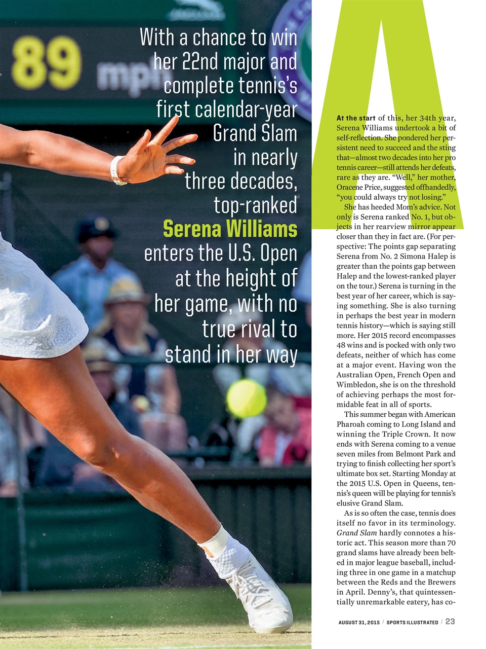 Sports Illustrated Preview Pages