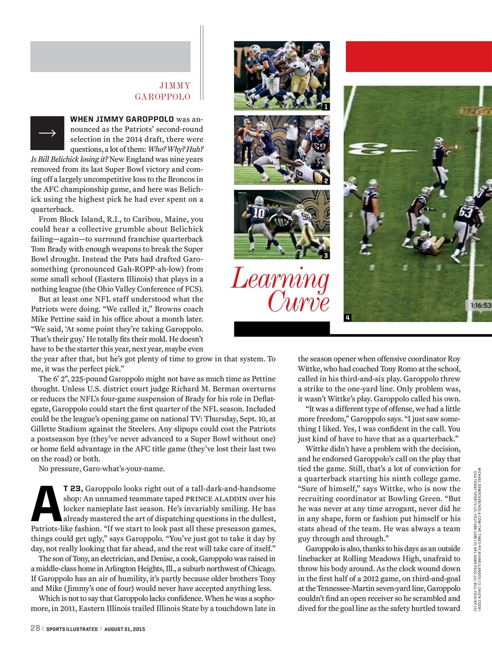 Sports Illustrated Preview Pages