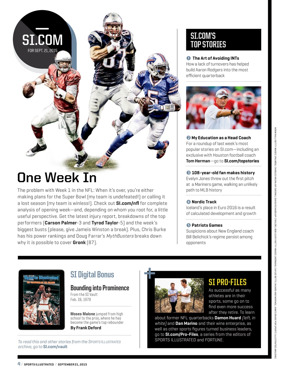 Sports Illustrated Preview Pages