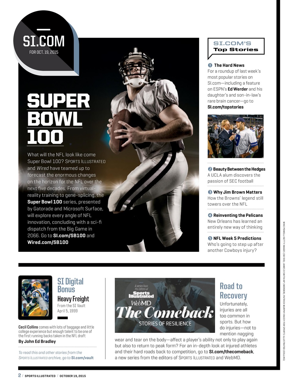 Sports Illustrated Preview Pages