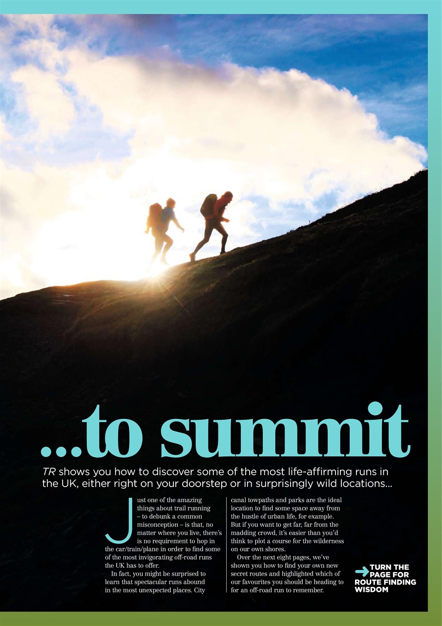 Trail Running Preview Pages