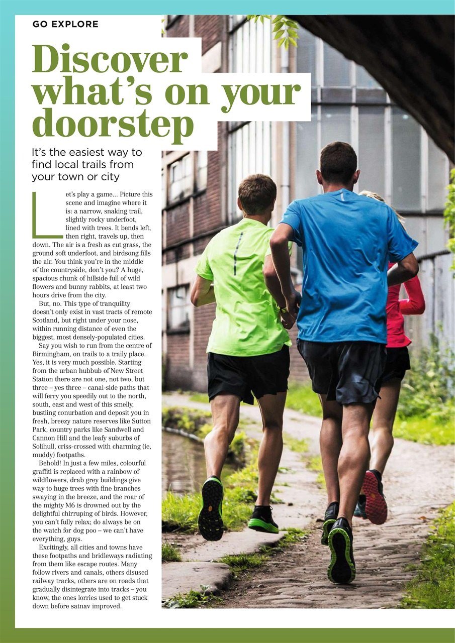 Trail Running Preview Pages