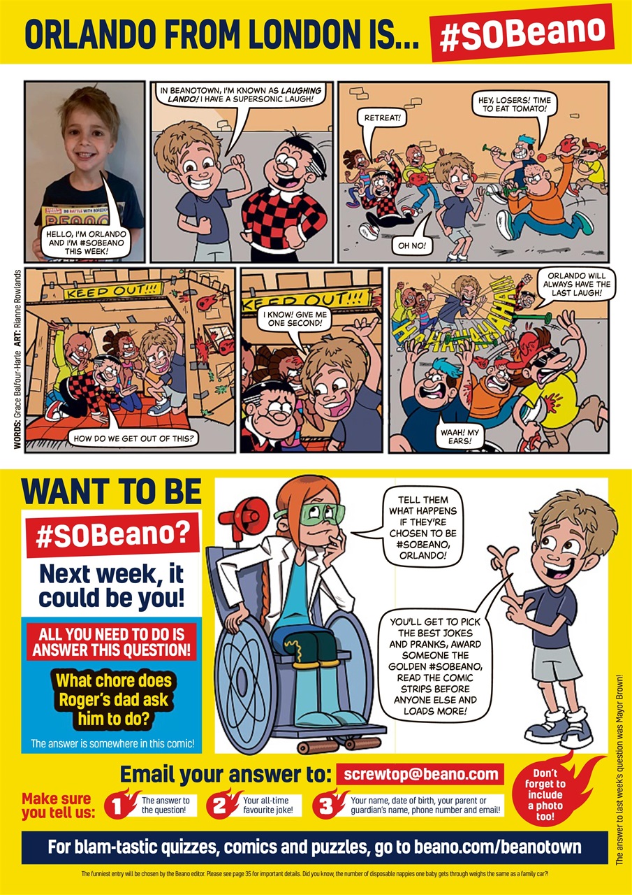 Beano Preview Pages