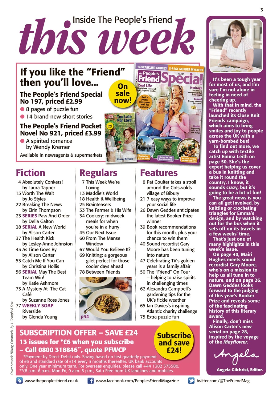 The People’s Friend Preview Pages