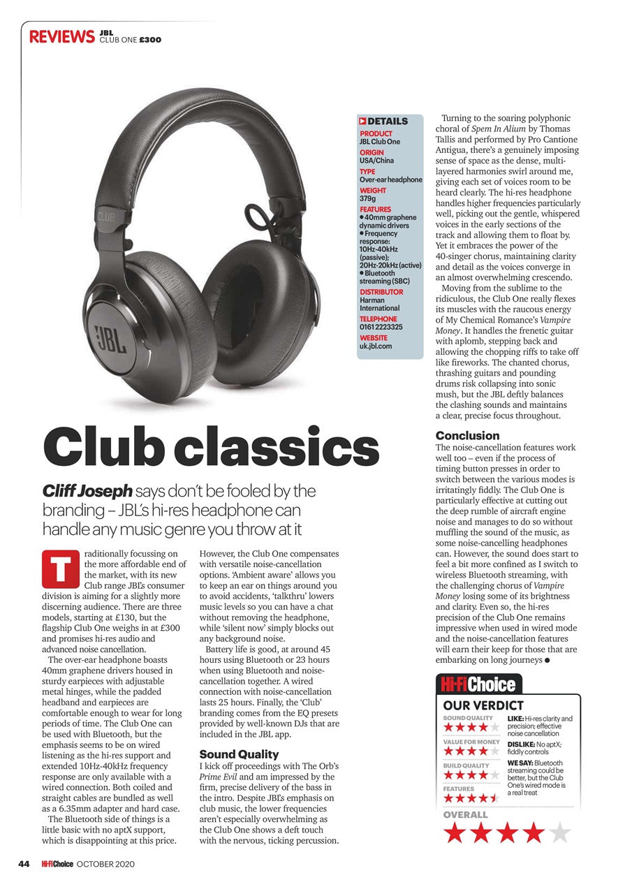 Hi-Fi Choice Preview Pages