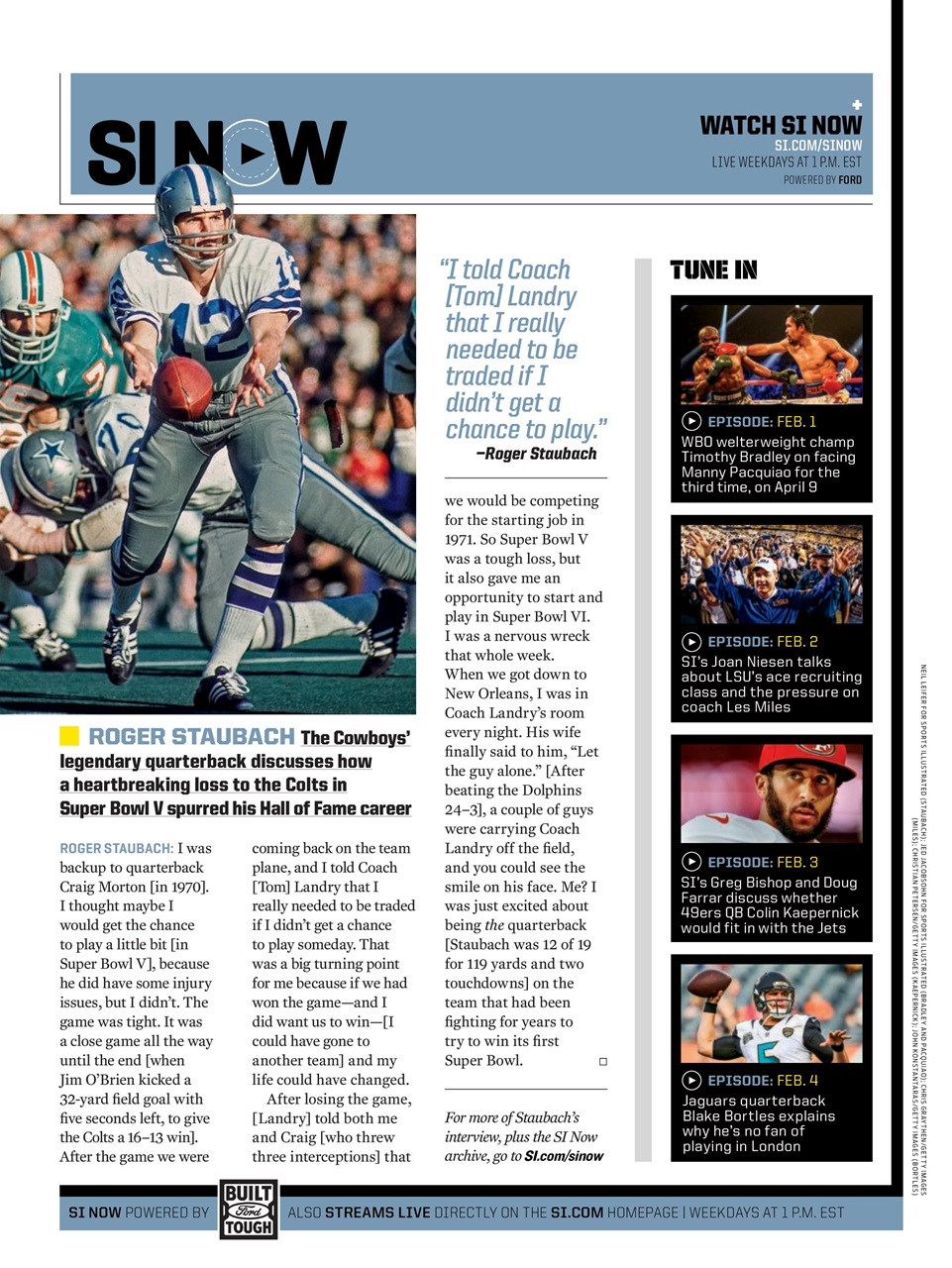 Sports Illustrated Preview Pages