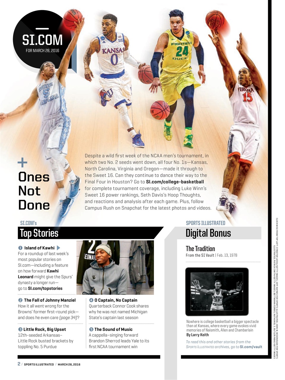 Sports Illustrated Preview Pages