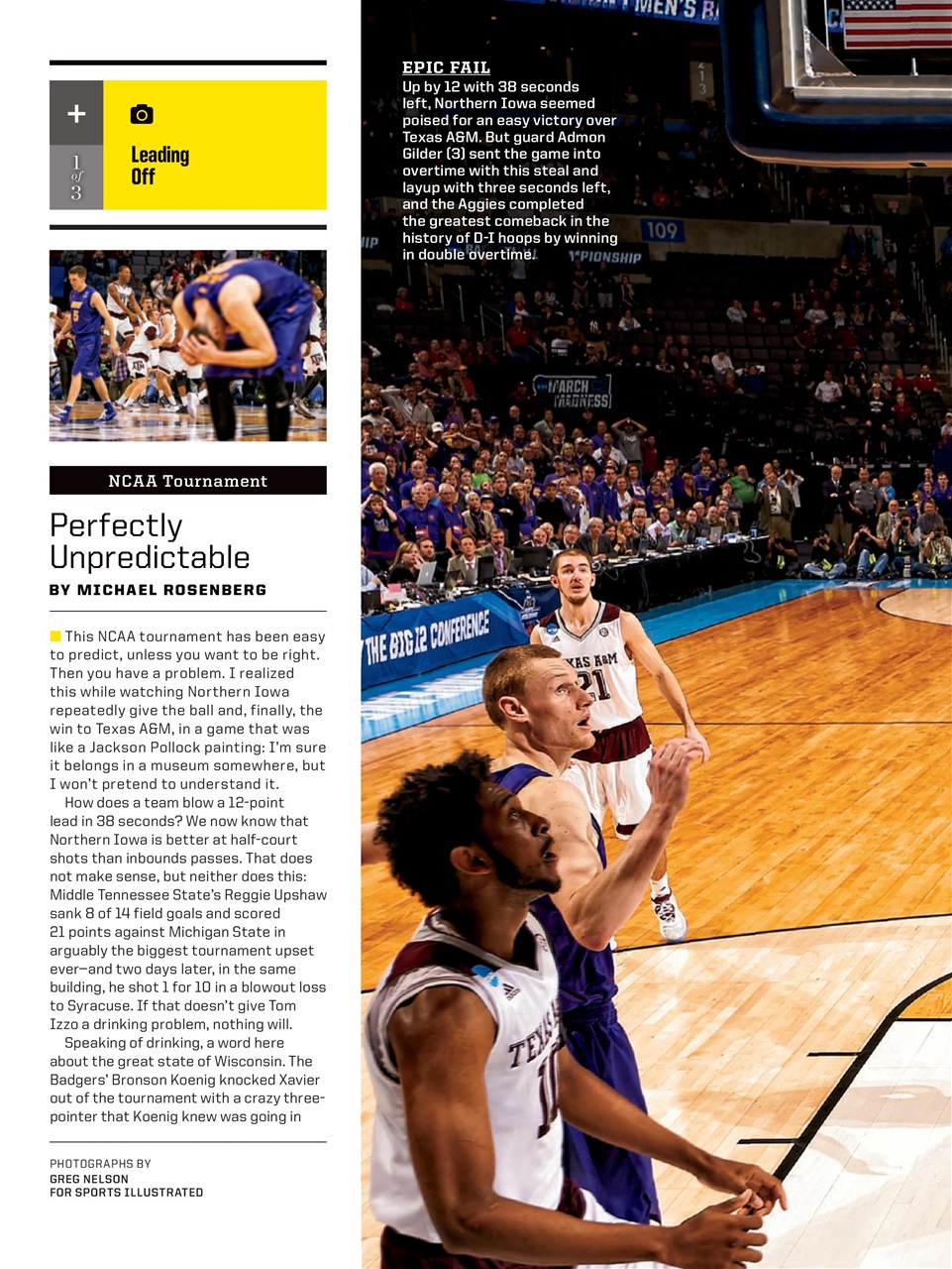 Sports Illustrated Preview Pages