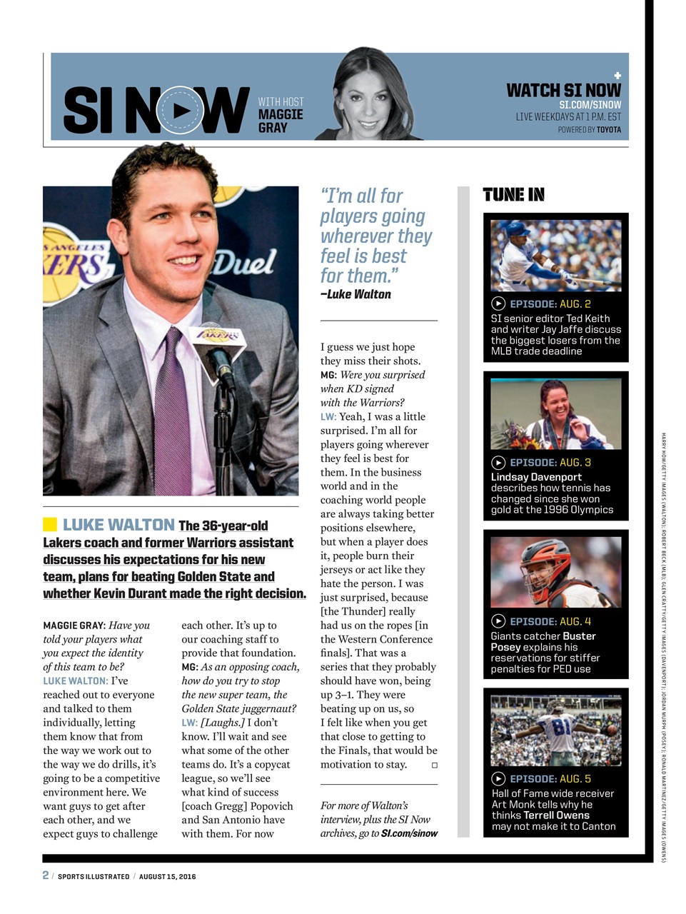 Sports Illustrated Preview Pages