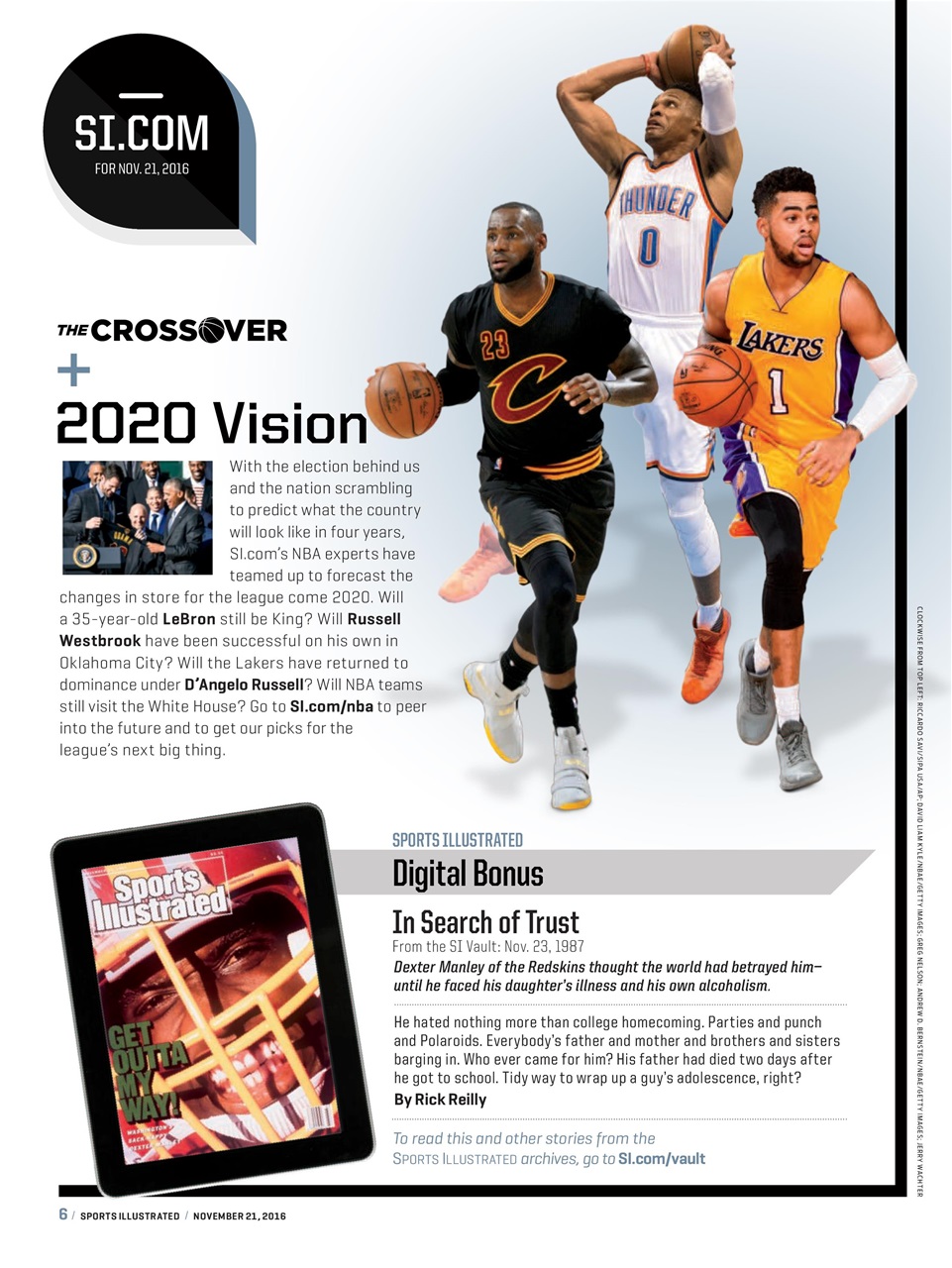 Sports Illustrated Preview Pages