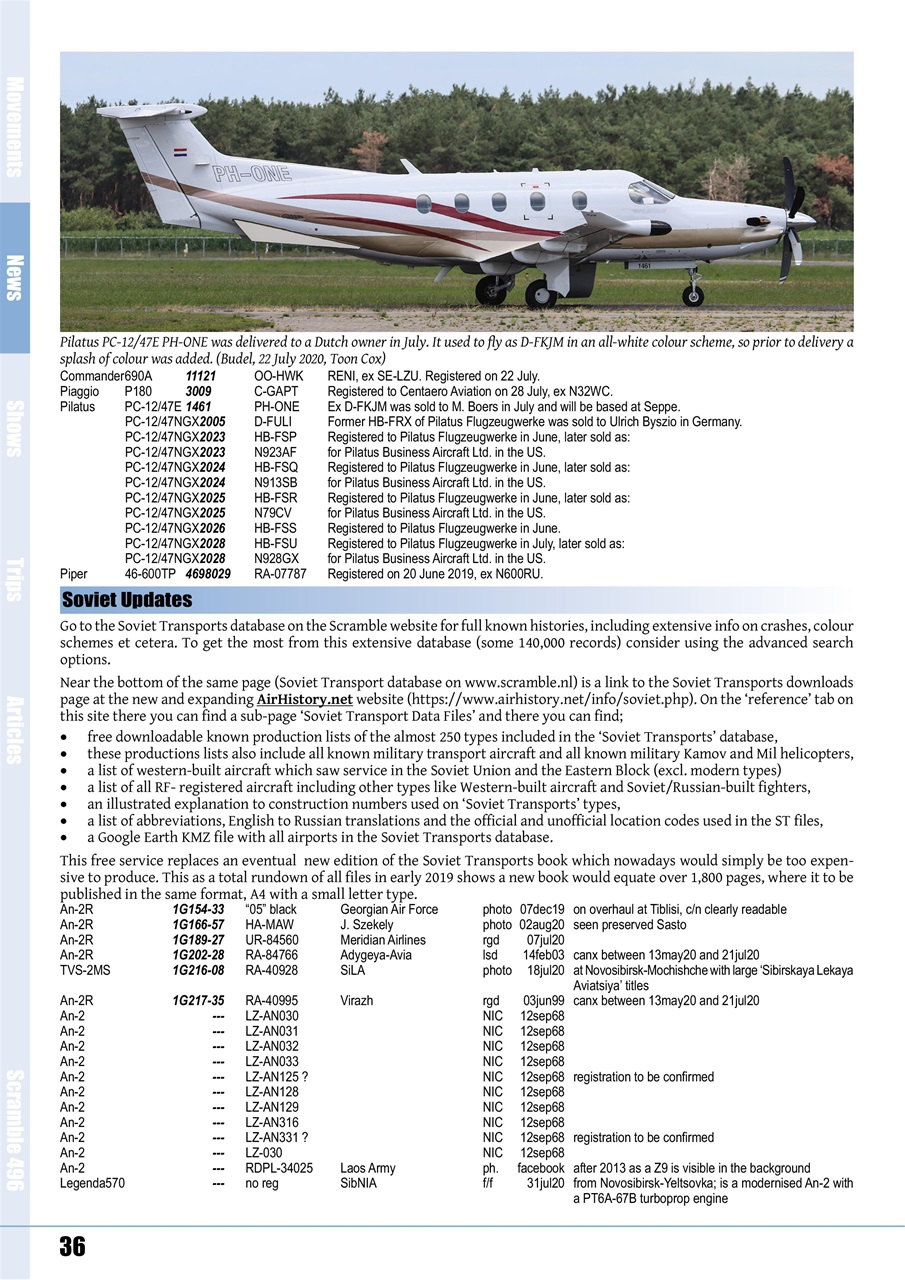 Scramble Magazine Preview Pages