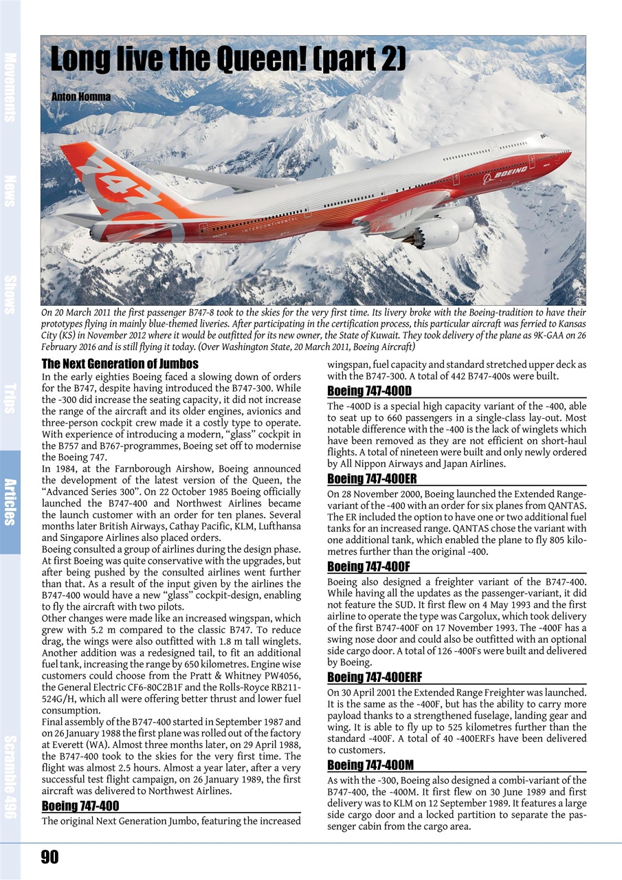 Scramble Magazine Preview Pages