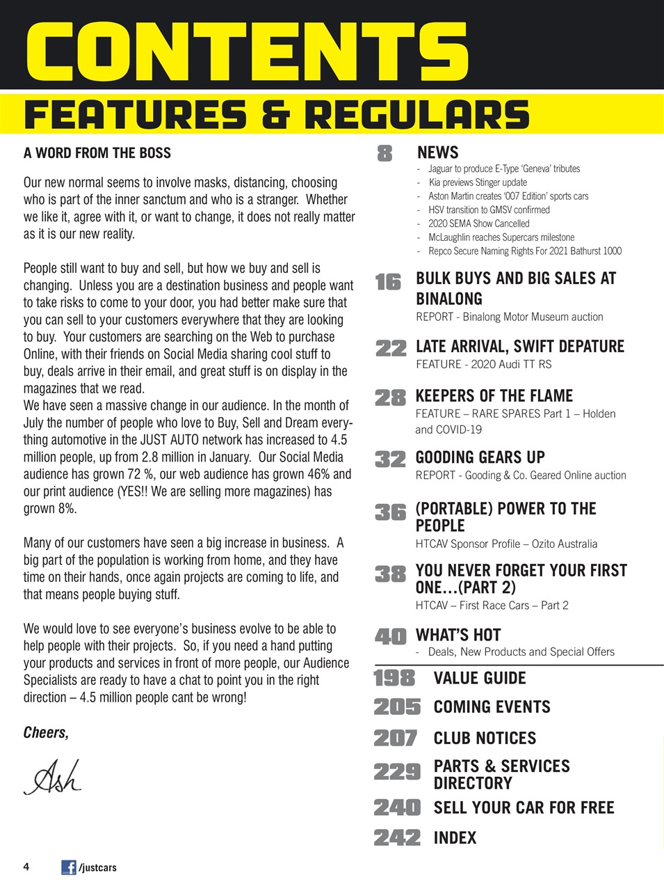 JUST CARS Preview Pages