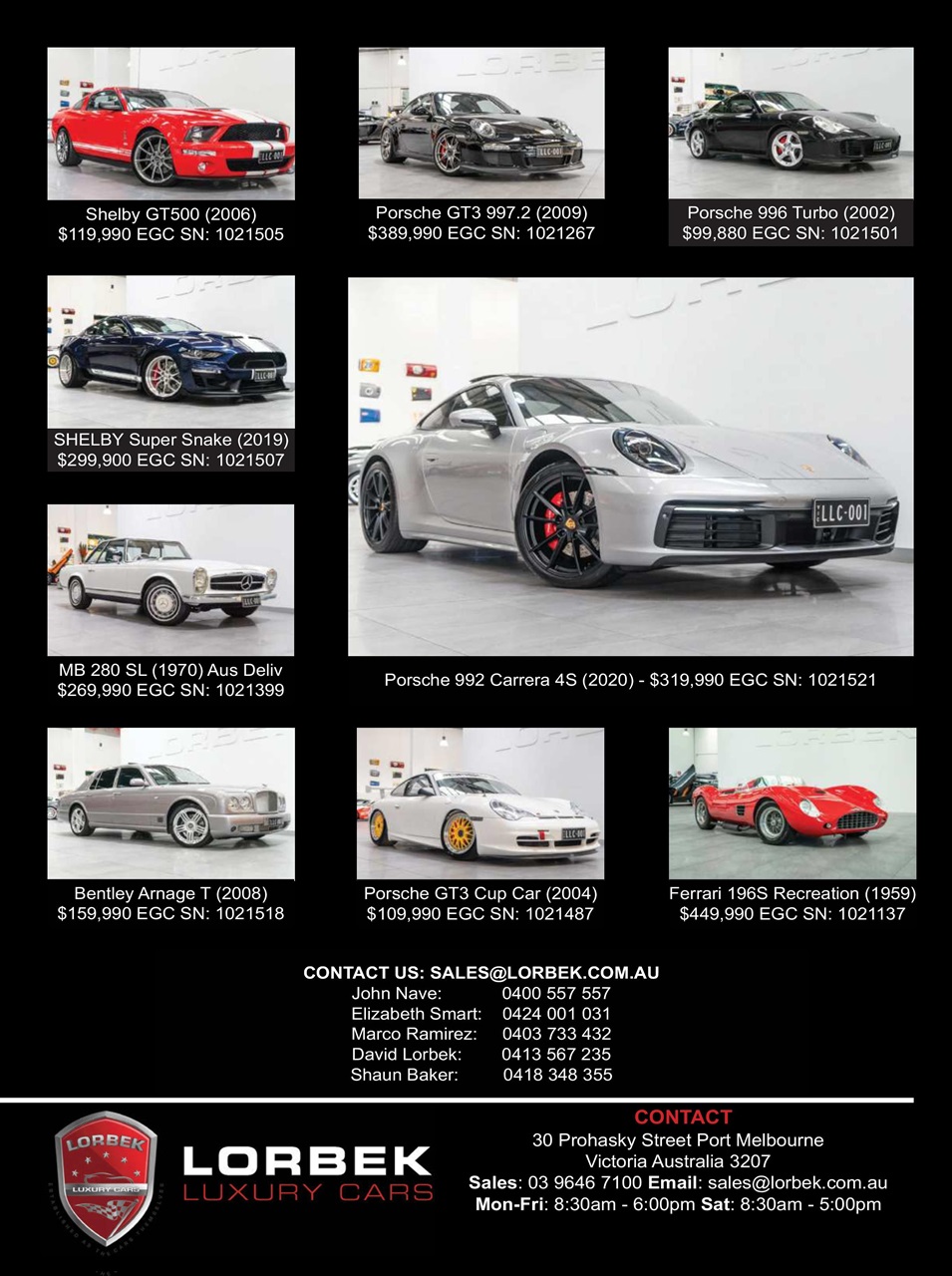 JUST CARS Preview Pages