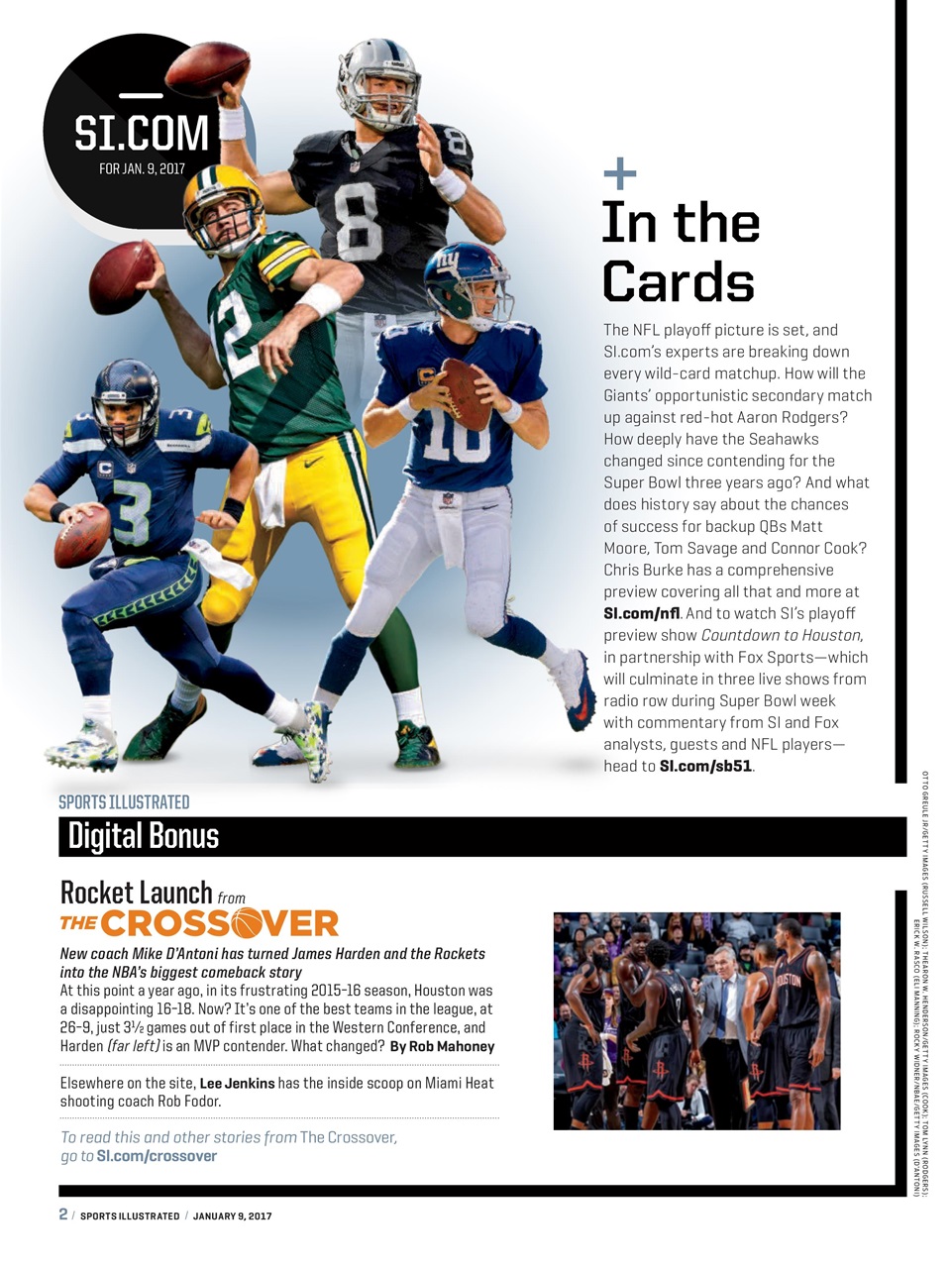 Sports Illustrated Preview Pages