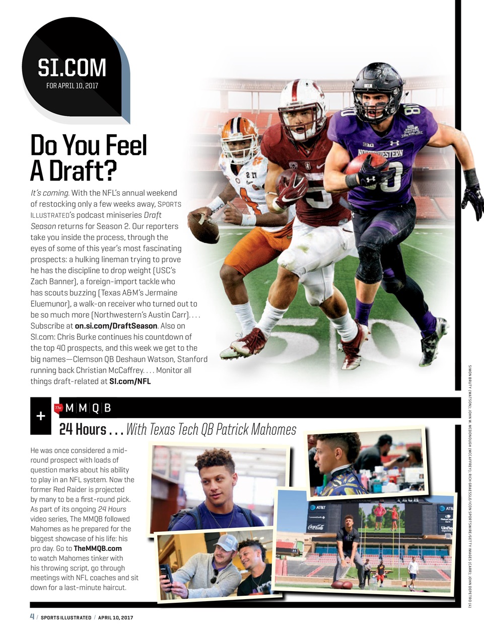 Sports Illustrated Preview Pages