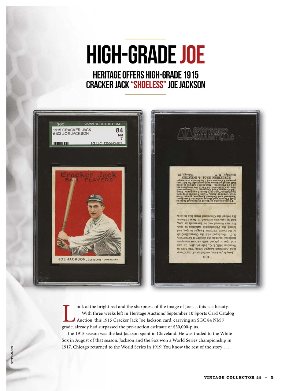 Beckett Vintage Collector Magazine Preview Pages