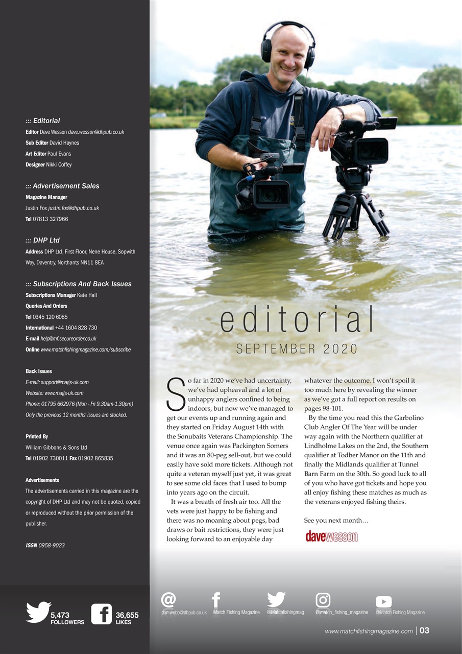 Match Fishing Preview Pages