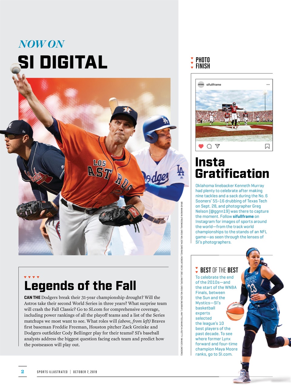 Sports Illustrated Preview Pages