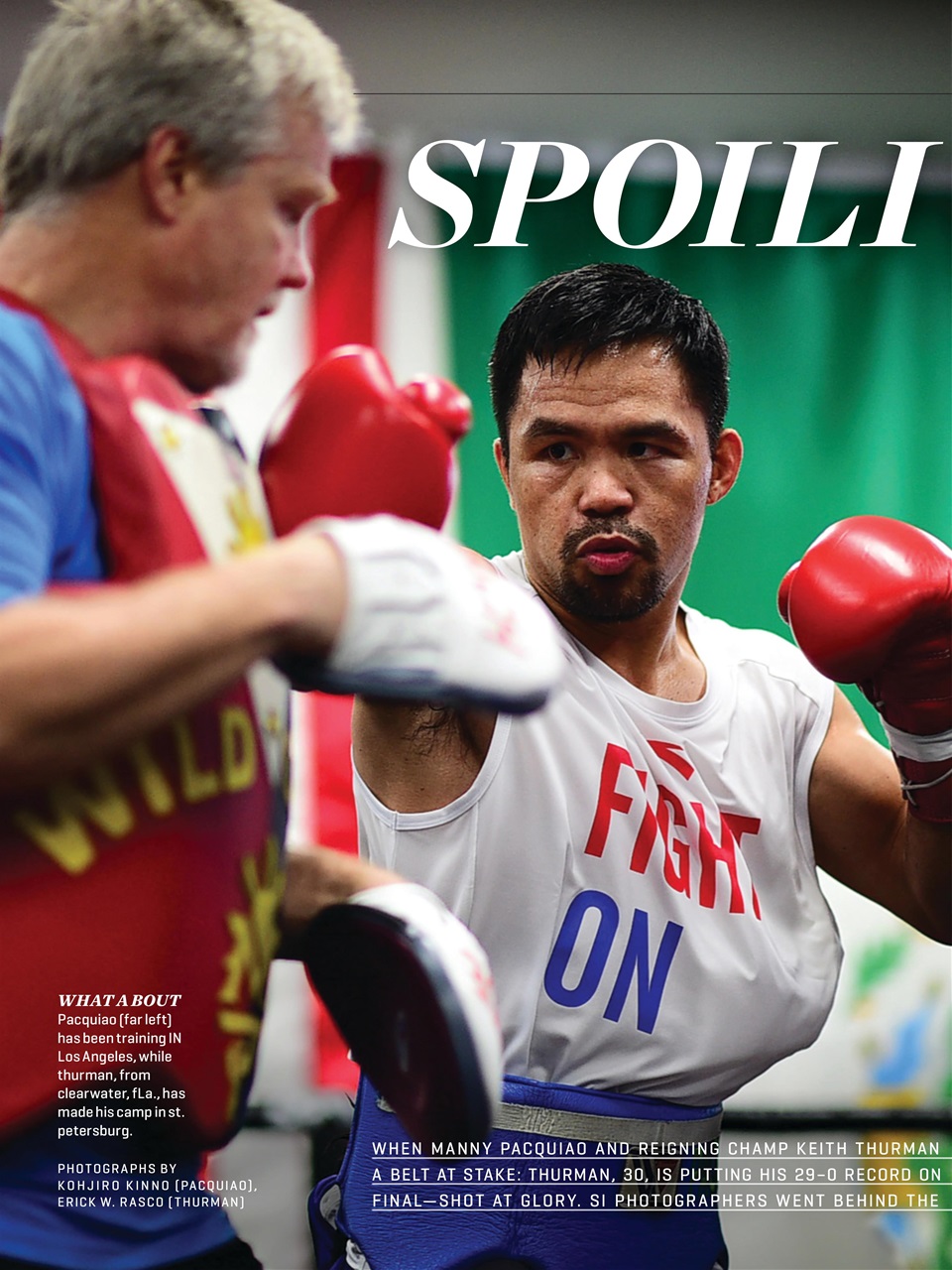 Sports Illustrated Preview Pages