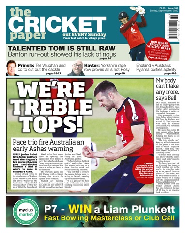 The Cricket Paper issue 6th September 2020