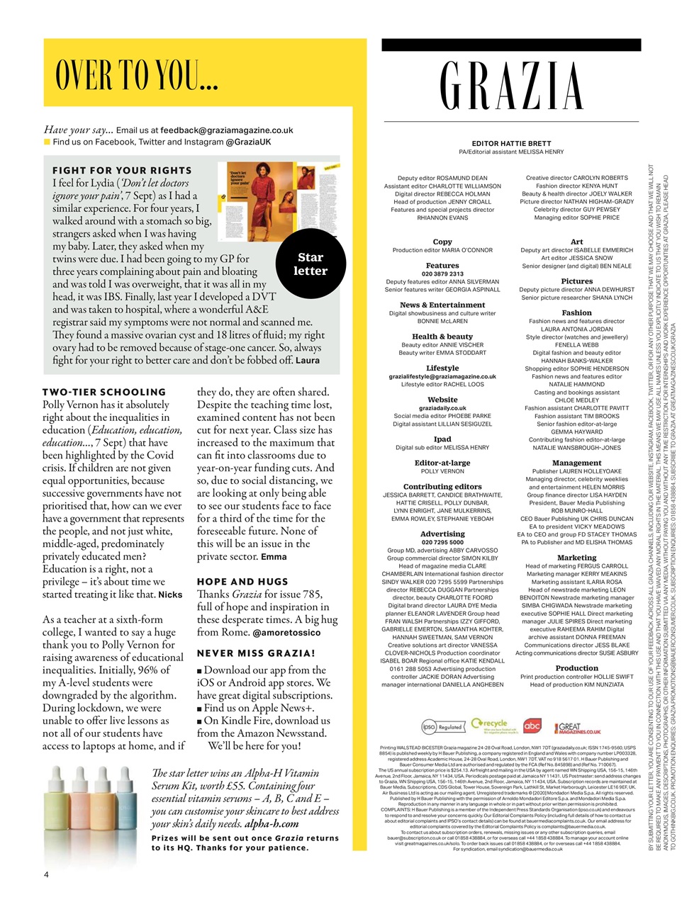 Grazia Preview Pages