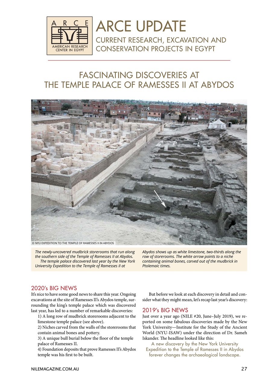 Nile Magazine Preview Pages