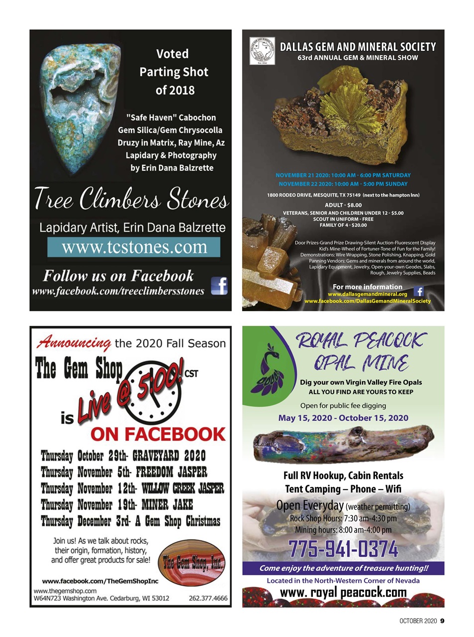 Rock&Gem Magazine Preview Pages