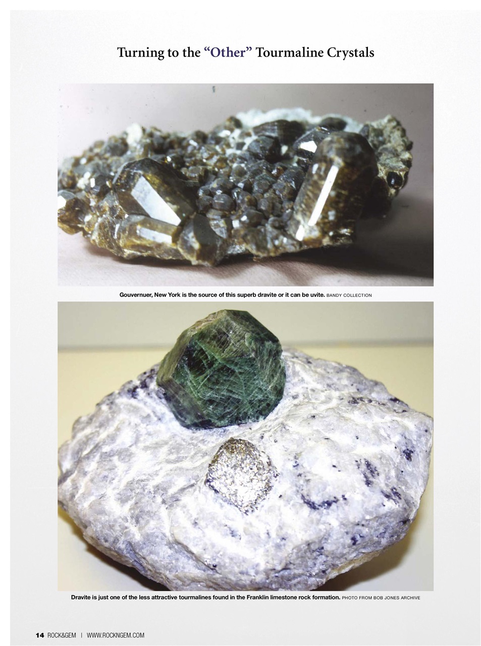 Rock&Gem Magazine Preview Pages