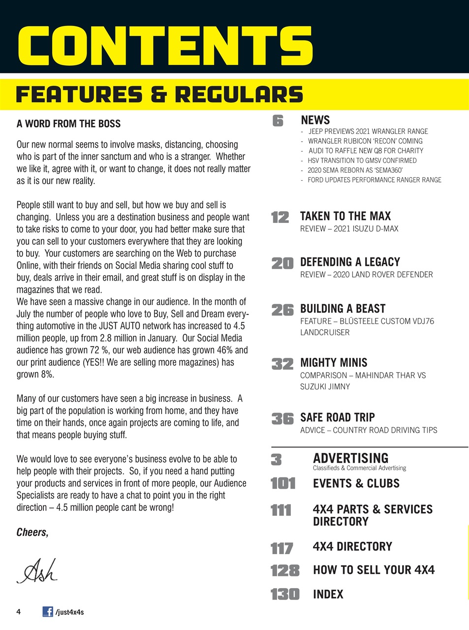 JUST 4X4S Preview Pages
