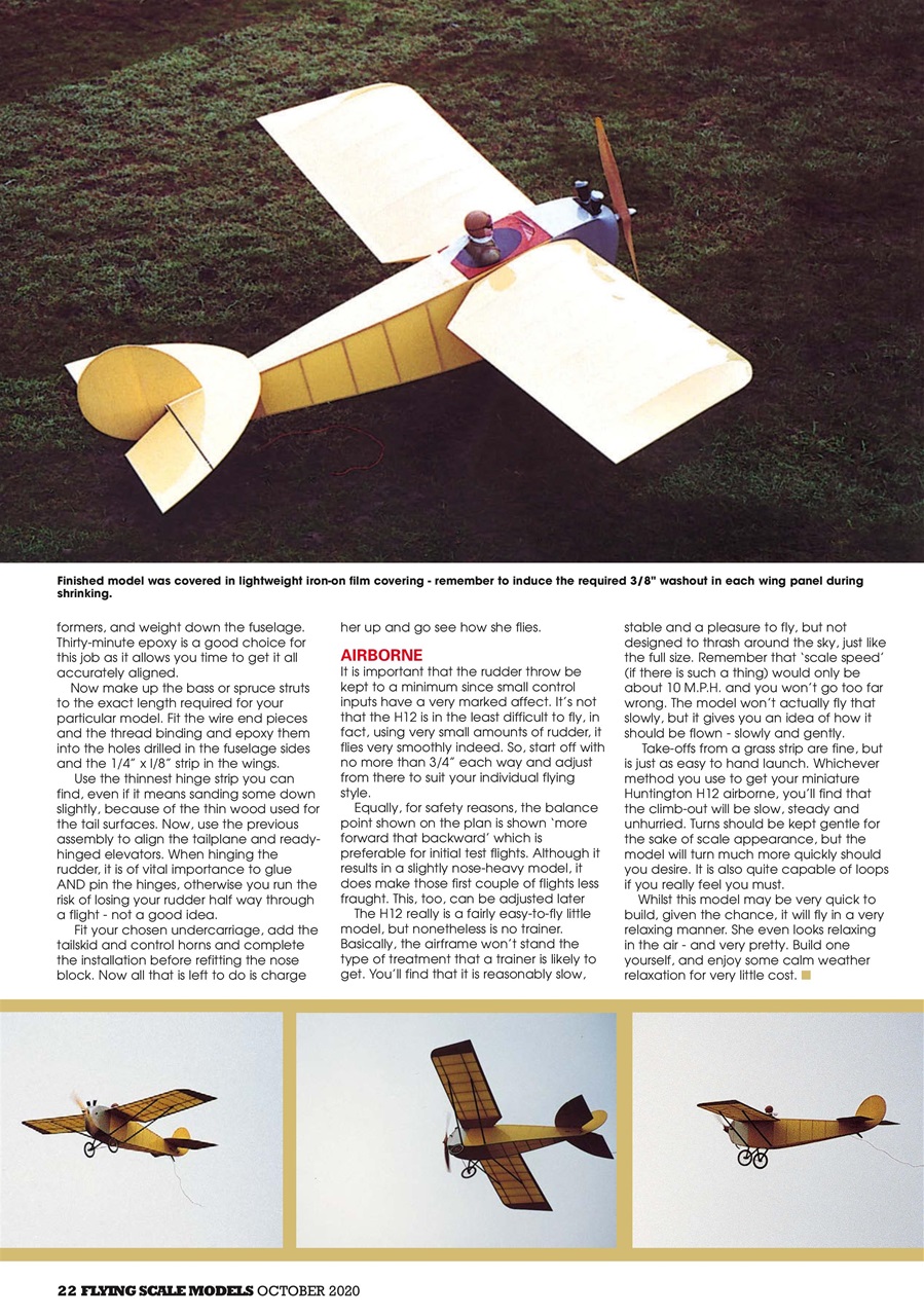 Radio Control Model Flyer Preview Pages